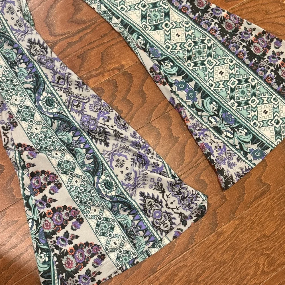 Free People boho flare pull on pants, XS